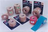 TAPE, KINESIO TEX, 2\" RED 4.3 YDS EACH ROLL